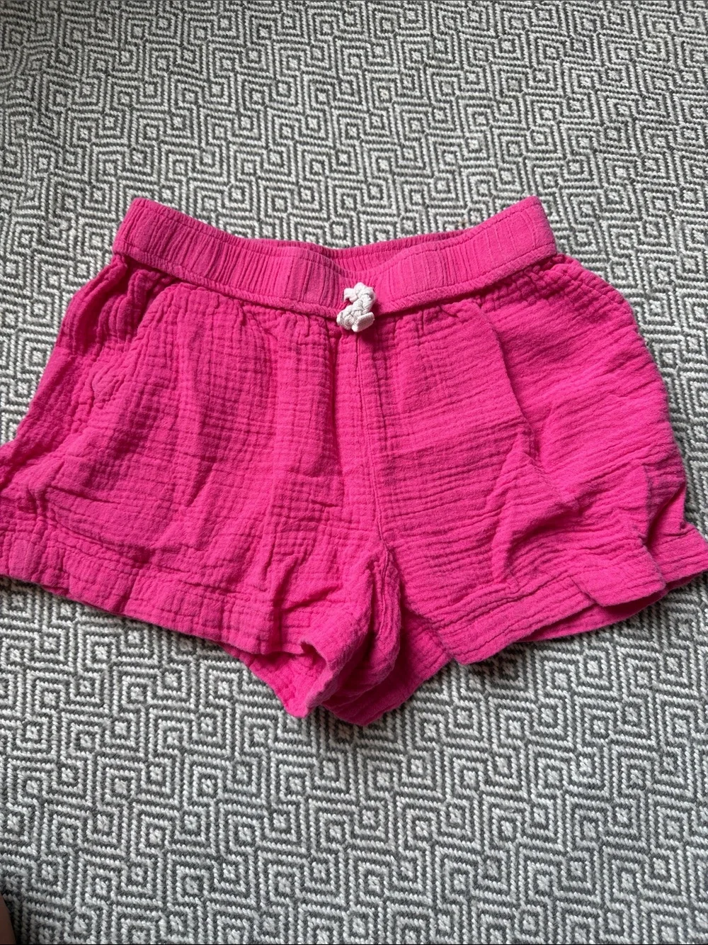 Girls Mixed Shorts Bundle - Hot Pink, Navy, Light Pink, Floral